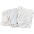 Hospeco Reclaimed Sweatshirt/Fleece Rags, White, 25 Lbs. - 333-25